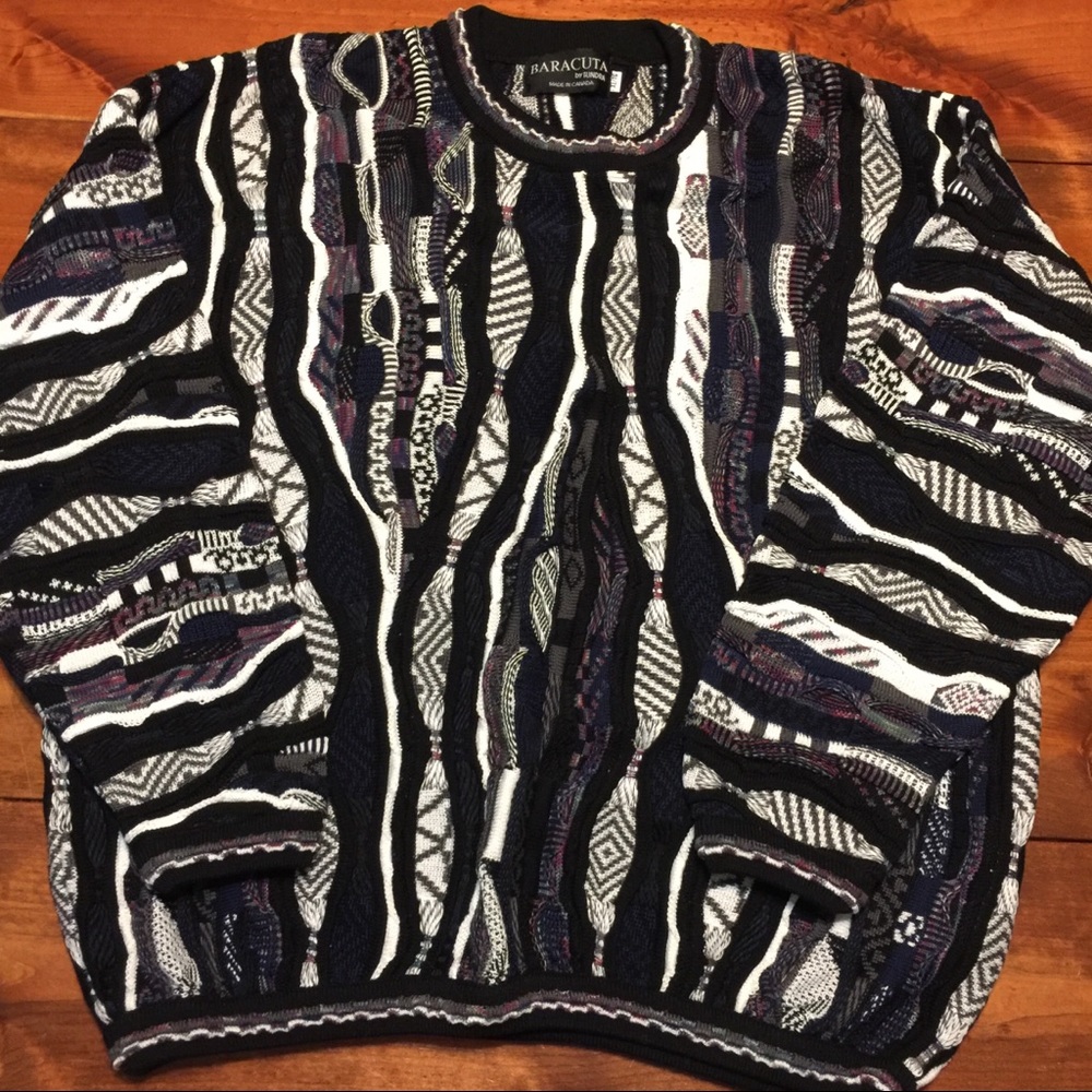 Men’s Cosby Coogi Style Notorious BIG sweater XL
